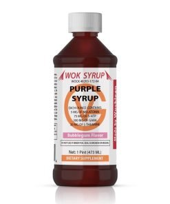 WOK SYRUP Purple Bubblegum Flavor (16oz)